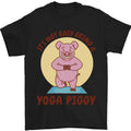 Its Not Easy Being a Yoga Piggy Funny Pig Mens T-Shirt 100% Cotton