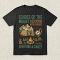 Vintage Hiking Mountain Camping Adventure T-Shirt Outdoor Nature Graphic Tee Gif