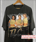 TLC band Vintage Unisex T-Shirt Cotton Tee All Size ZA306