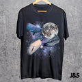 Narwhal T Shirt, Narwhal Graphic Tee, Space Narwhal Shirt, Galaxy Ocean Animal