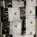 Lot Of 12 White/black Medium A-Shirt/ Tang Top Special,Last Of Inventory