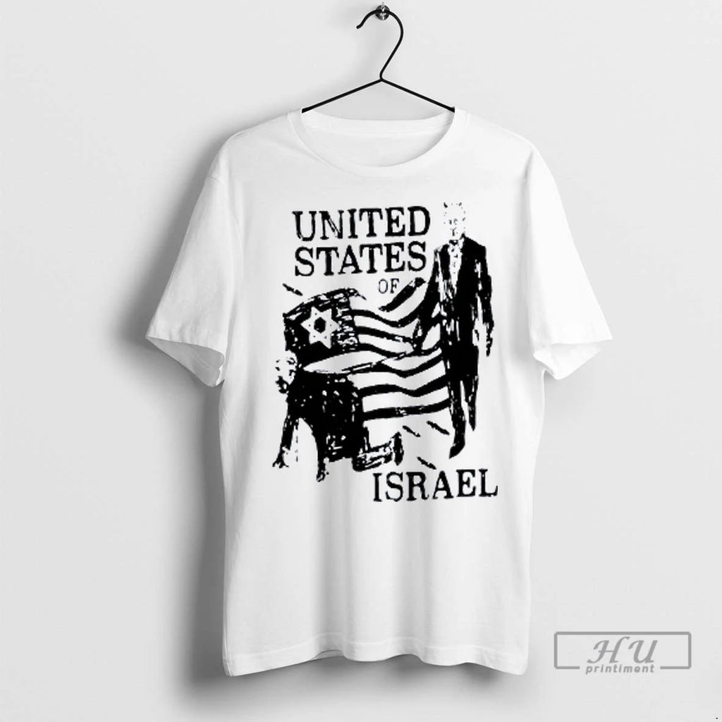 Officials United States Of Israel Red T Shirt