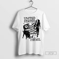 Officials United States Of Israel Red T Shirt