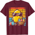 Retro Happy Easter Chick Funny Easter Cute Design Unisex T-Shirt