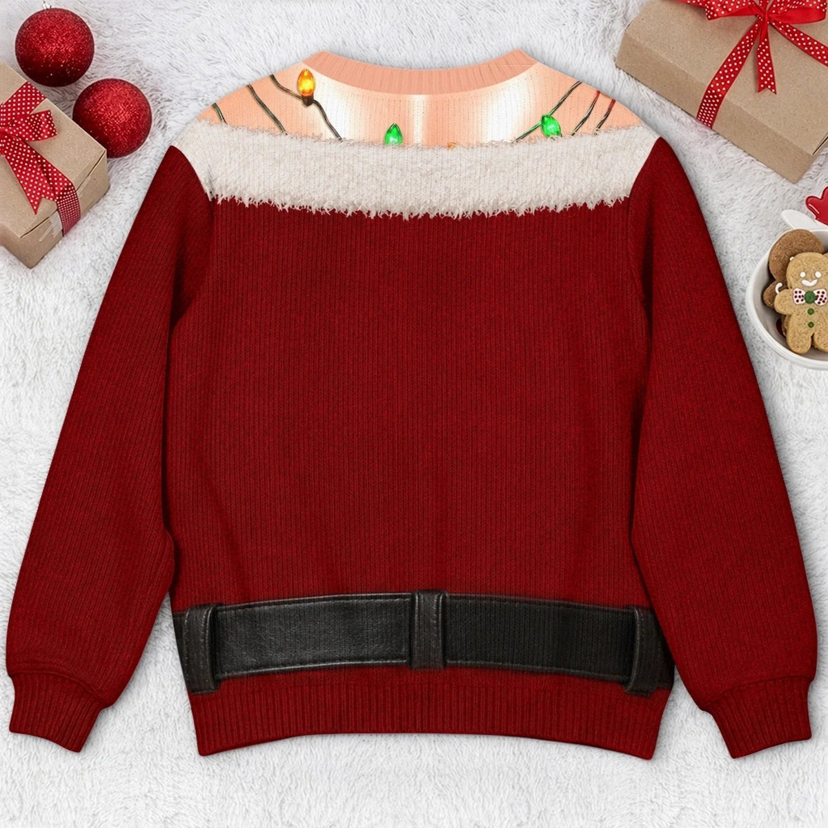 Custom Funny Ugly Sweatshirt - Personalized Christmas Birthday Gifts For Wife, Daughter, Besties, Sisters, Granddaughter, Grandma, Mom, Yourself - Merry And Extra