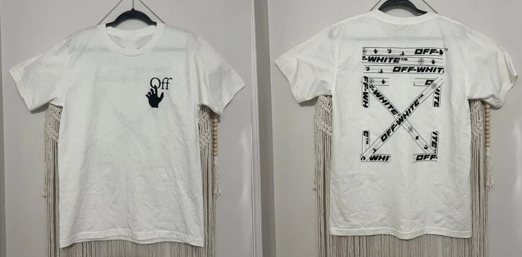 Off-White White Graphic T-Shirt Mens Reprint Streetwear Tee S-5XL