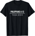 Philippians 4:13 Christian Bible Verses Jesus Christ T Gifts T-Shirt