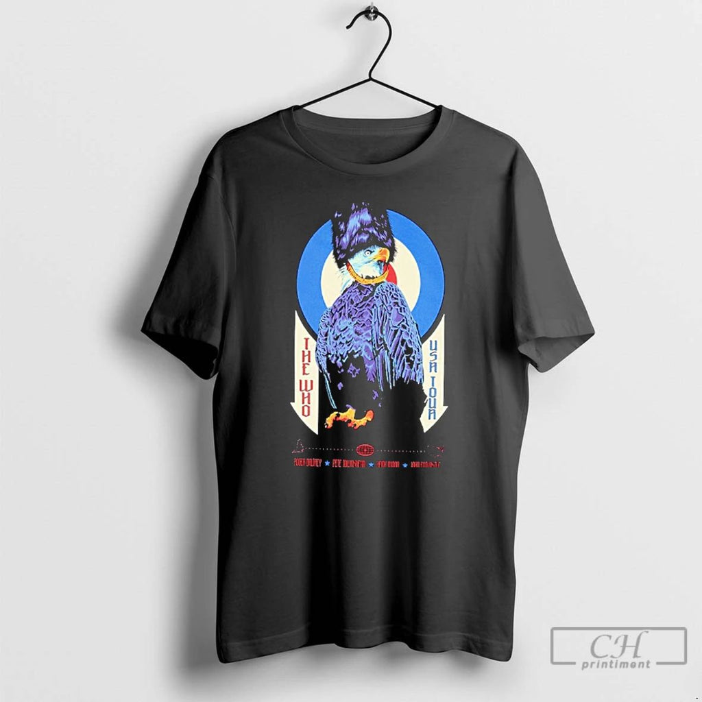 Classic The Who Mid 70s Eagle Us Tours T Shirts