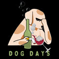 Dog Days, T-Shirt, Funny Frustrated Pooch Illustration. Animal, Pet Lovers Gift!