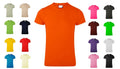 Mens Plain Cotton Rich Crew Round Neck T-Shirt Short Sleeve Top