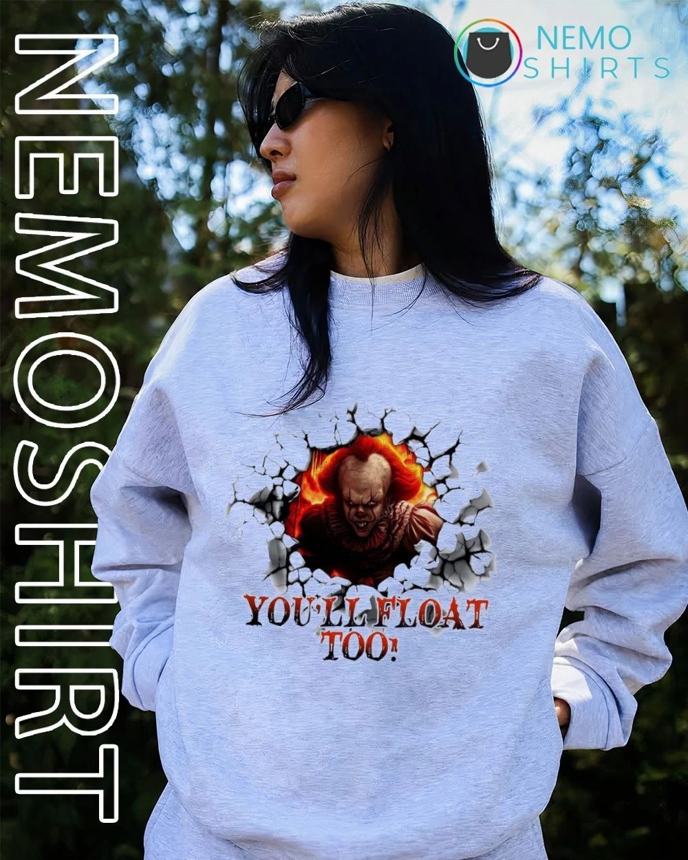 Pennywise the Clown You’ll Float Too IT Halloween shirt