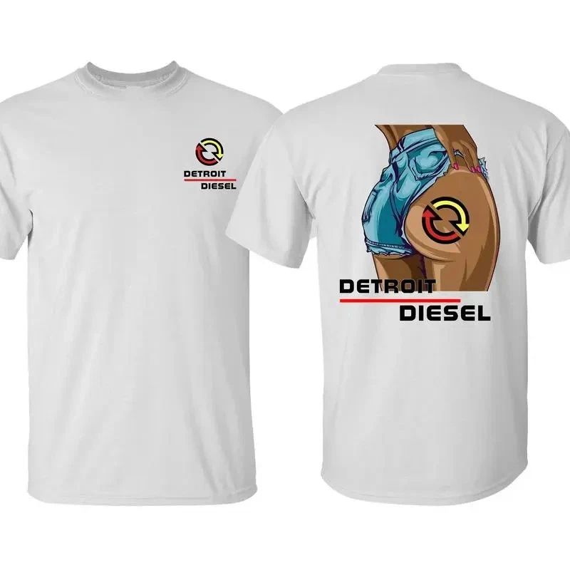 Detroit Diesel T-shirt, Engine Lady Graphic Tee, Truck Lover Tee