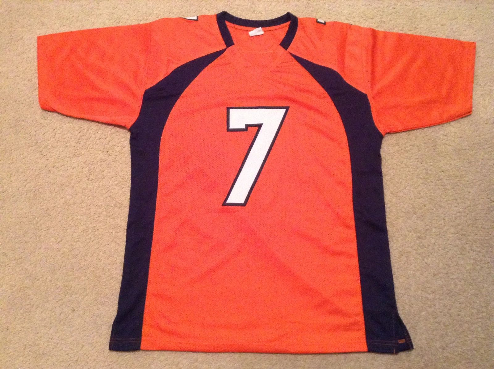 Custom John Elway Orange Mesh Football Jersey, Football Team Apparel
