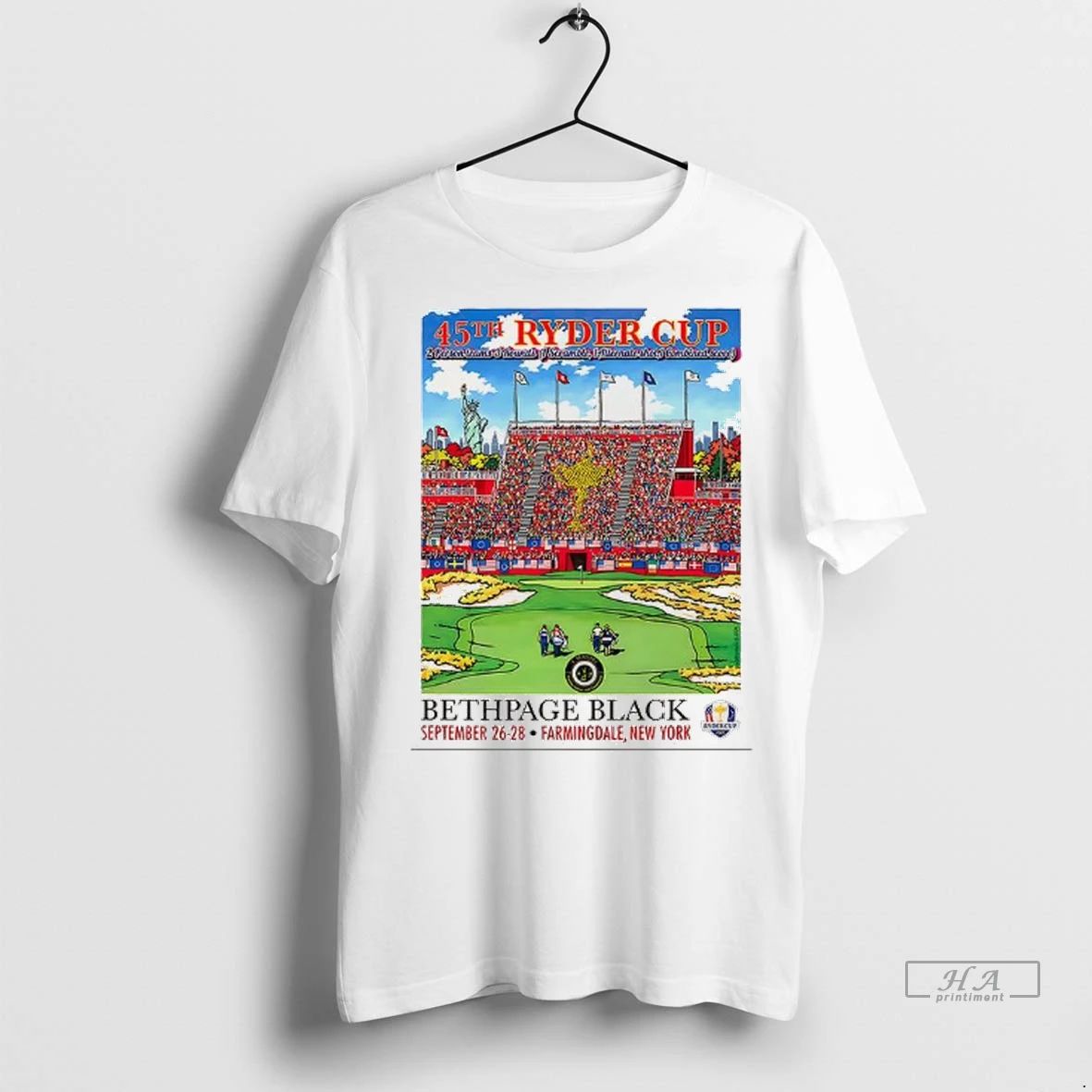 Trendy Officials Ryder Cup 2025 Golf 45th Bethpage Black Farmingdale New York Comic Shirt Sweater