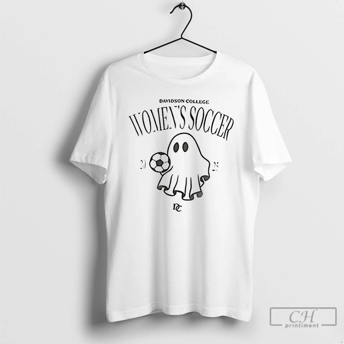 Classic Ghost Davidson Soccer Womens Soccer 2025 T Shirts