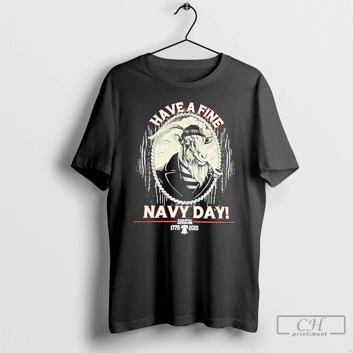 Premium Goat Phillies Have A Fine Navy Day 1775 2025 T Shirts