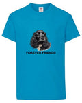 Cocker Spaniel Dog Friends Children's Teens T Shirt Various Colours And Sizes
