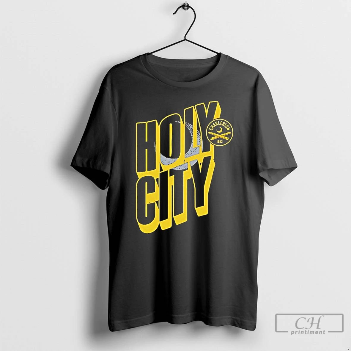 Classic Charleston Battery Holy City Wave Bold T Shirts