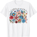 Land Of Free Because Of The Brave 4th Of July Boho Floral T-Shirt Gift