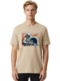 Battle-In-Space Mens Graphic Tee,100% Cotton,Casual Summer Wear