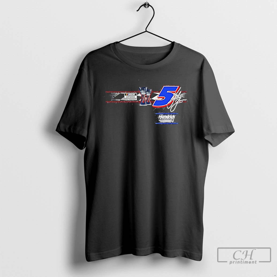 Classic Kyle Larson Two Time Nascar Cup Series Champion Car Signature T Shirts