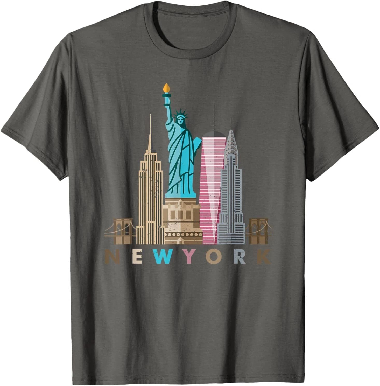 NYC New York City skylines statue of liberty T-Shirt