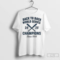Classic Los Angeles Dodgers Back To Back World Series 24 25 Champions Since 1958