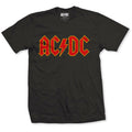 Official AC/DC Red Logo Black T-Shirt
