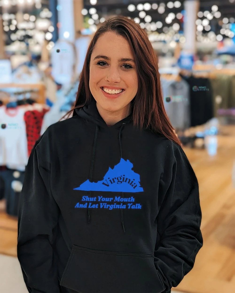 Virginia Shut Your Mouth and Let Virginia Talk shirt