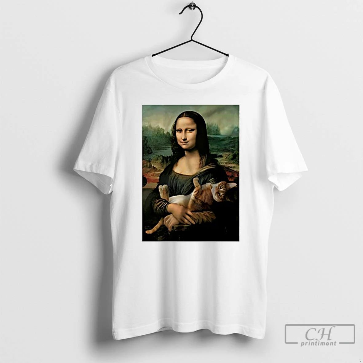 Classic Mona Lisa And Cat Photo