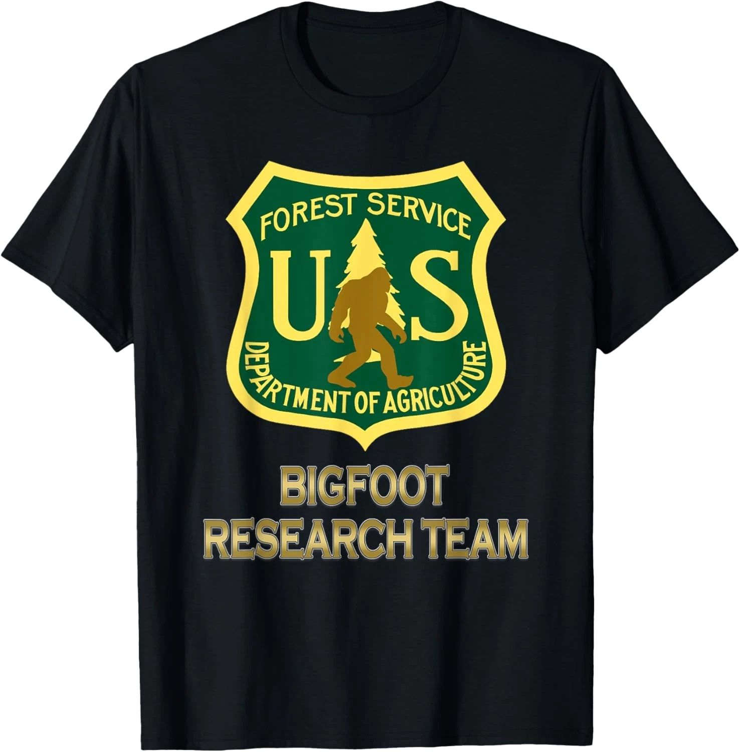 Bigfoot Research Team Funny T-Shirt T-Shirt