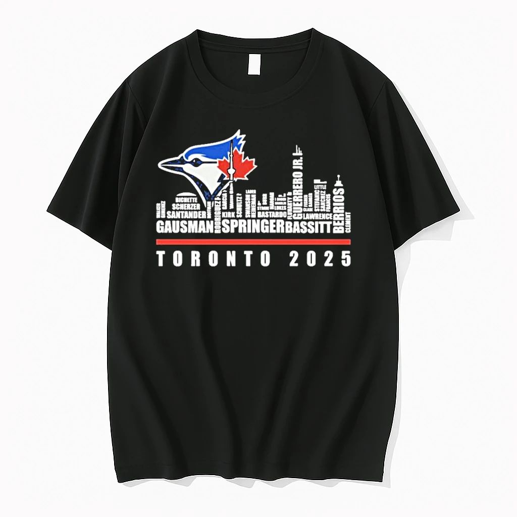 Toronto Blue Jays Skyline Player Name Toronto 2025 Tshirts Sweater