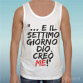 Canotta T-Shirt " Sentence & The Settimo Giorno " Gift Idea Road To Happiness