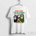 Classic Blue Dog Here Come The Grannies Halloween T Shirts
