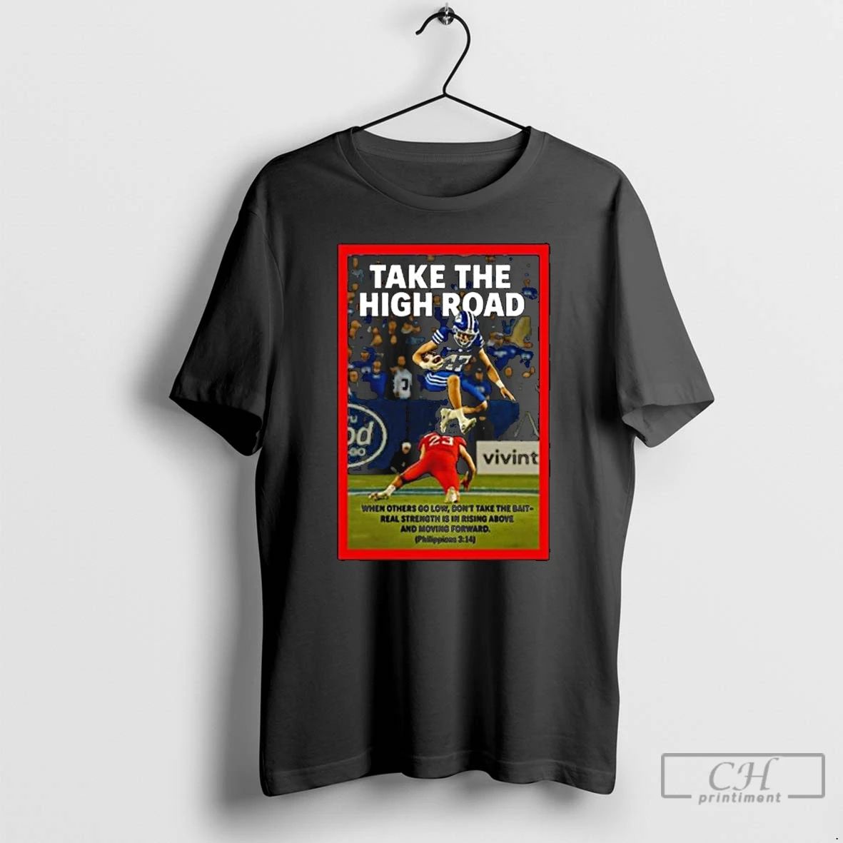 Classic Take The High Road Philippians 3 14 Long Sleve T Shirts