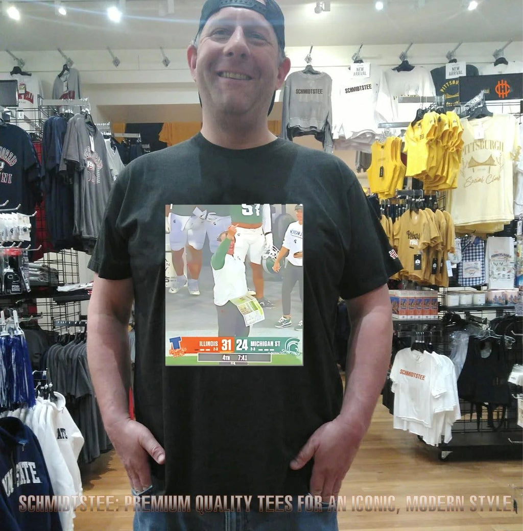 Michigan State Pat Fitzgerald Middle Finger Shirt