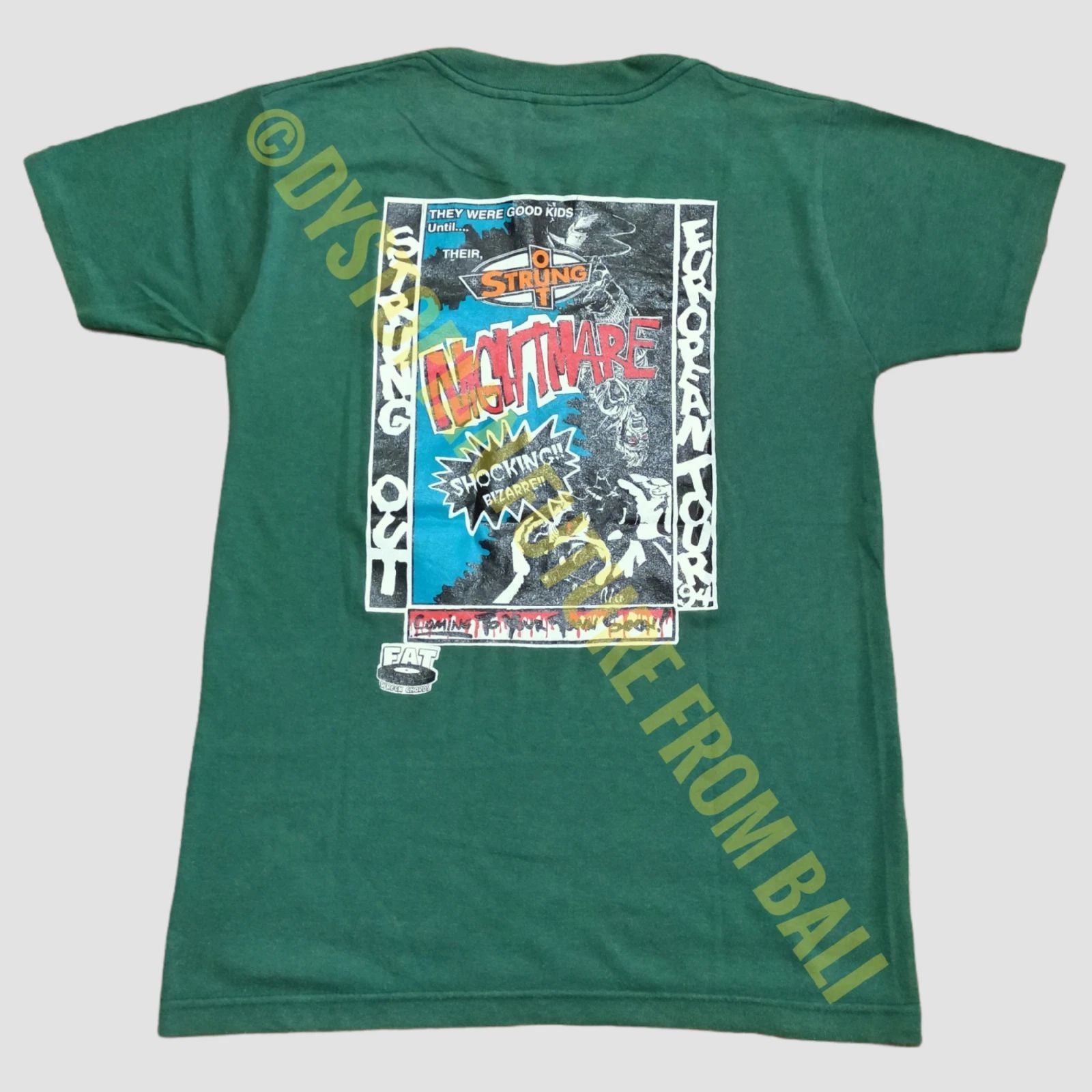 Rare Vintage Strung Out - European Tour 94 Band T-shirt