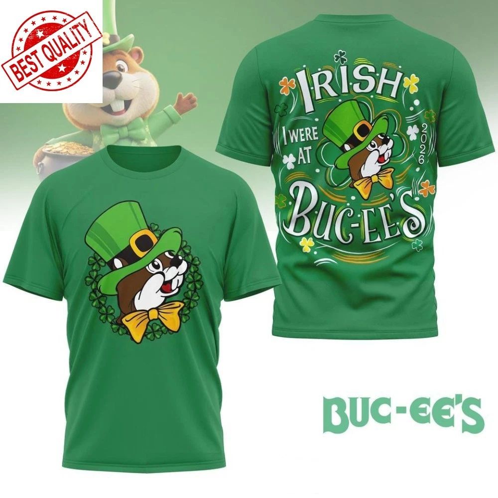 Bucee’s Irish St Patricks Day 2026 Green Tshirt S-3XL