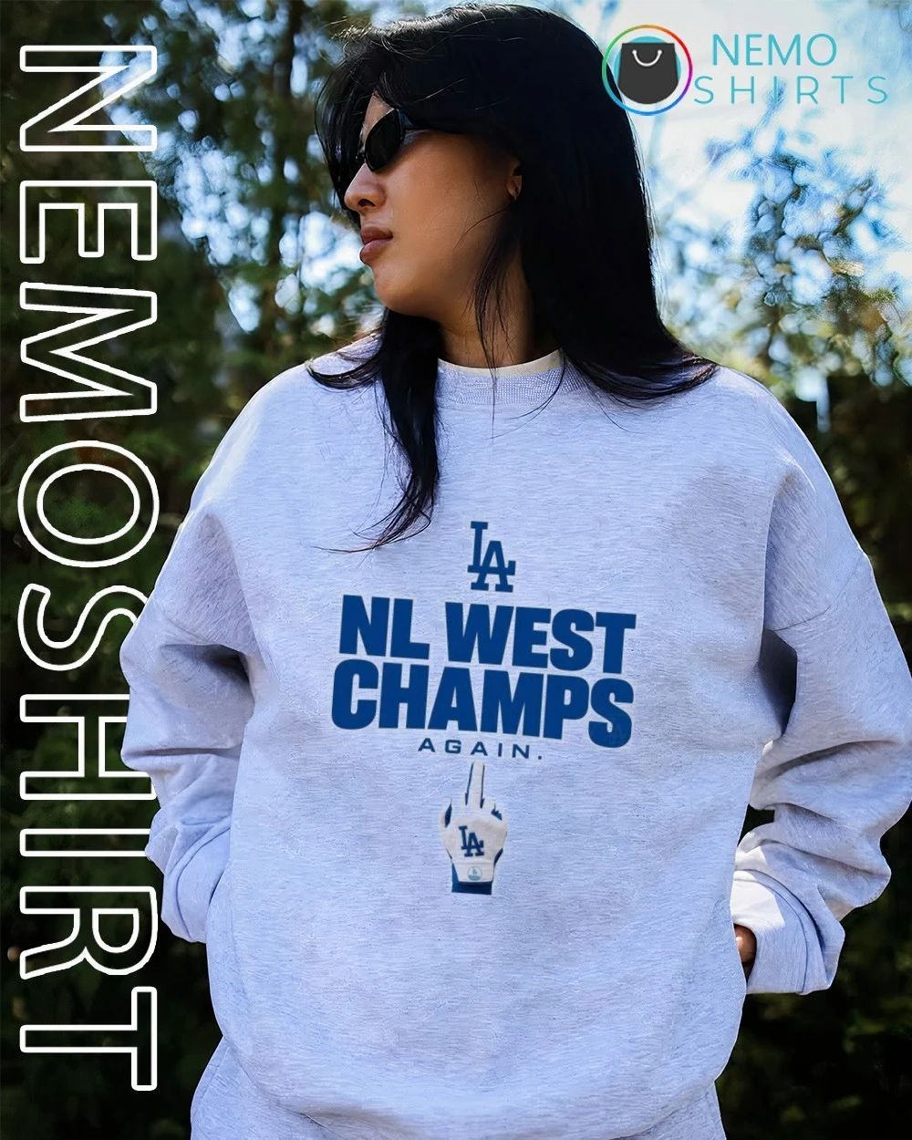 Los Angeles Dodgers NL West Champs Again shirt