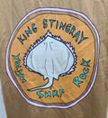 NWT King Stingray Yolyn Surf Rock Brown Large L Lg band