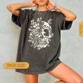 Boho Skull Flower Skeleton Comfort Tee