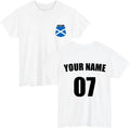 Personalised Scotland Football T-Shirt Custom Name Number Fan Gift Unisex Top