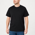 Classic Black T-shirt Mens 2XL 50-52 Crew Neck Short Sleeve Minimal Modern Fall