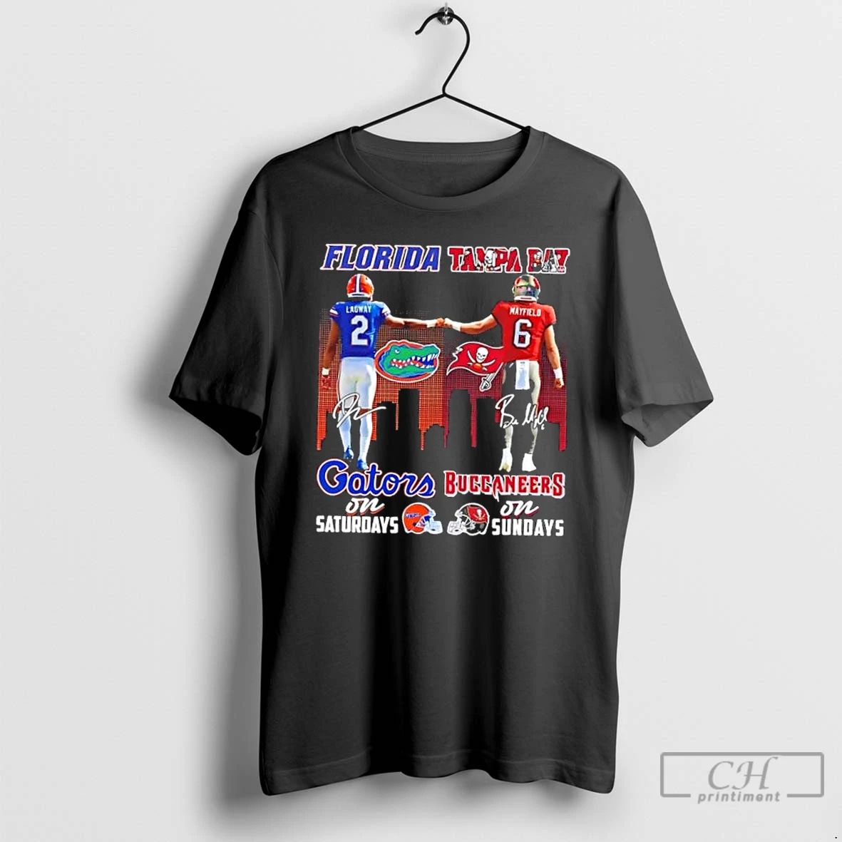 Classic Lagway Florida Gators On Saturdays X Mayfield Tampa Bay Buccaneers On Sundays Skyline