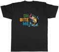 Oh Bite Me Carp Mens T-Shirt Fishing Angling Rod Reel Trout Tee Gift