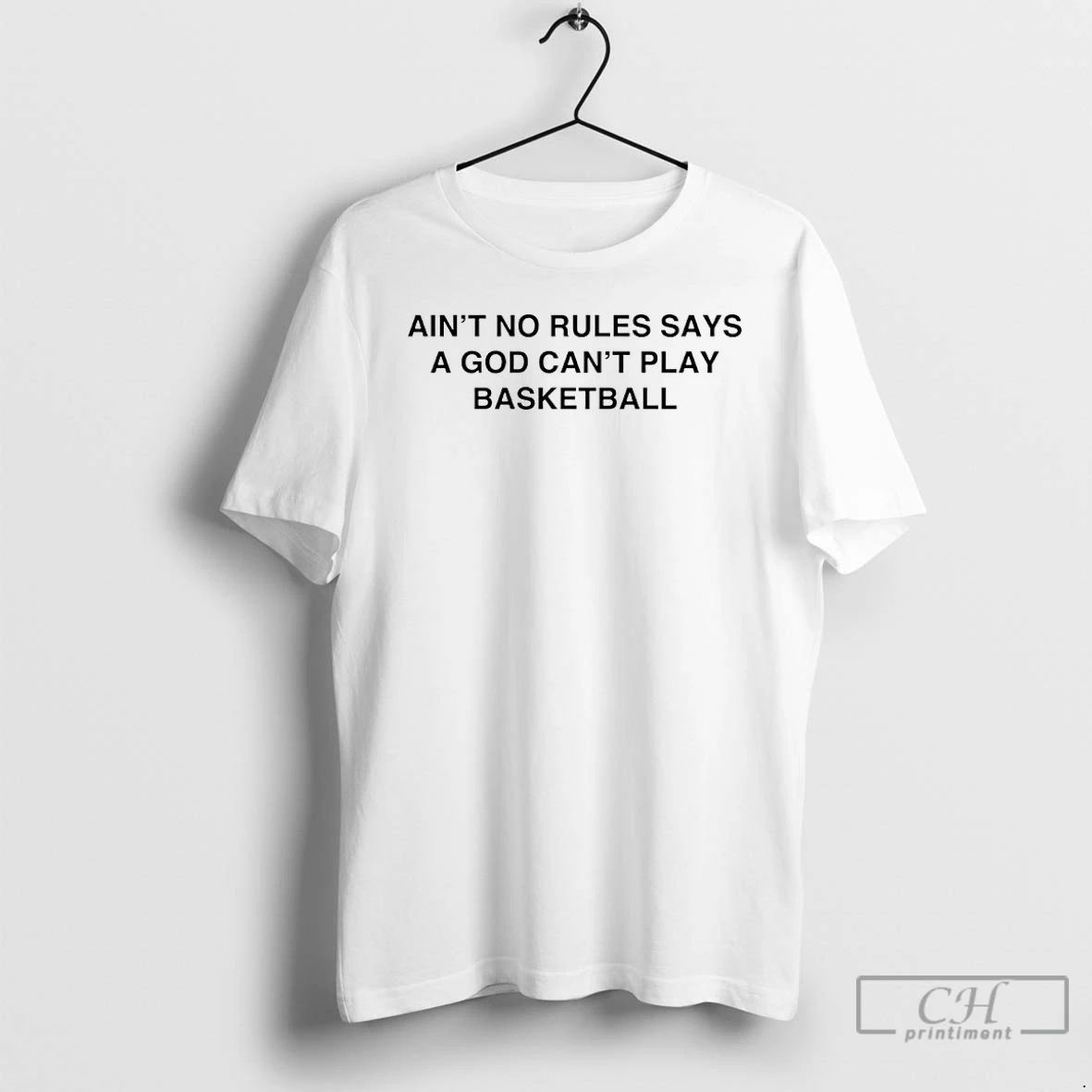Classic Aint No Rules Says A Dog Cant Play Basketball T Shirts