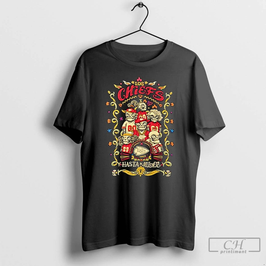 Premium Kansas City Chiefs Hasta La Muerte Graphic Ornaments T Shirts