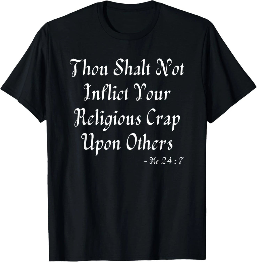 Funny Anti Religion Pun Pro Science Pro Facts Funny Atheist T-Shirt