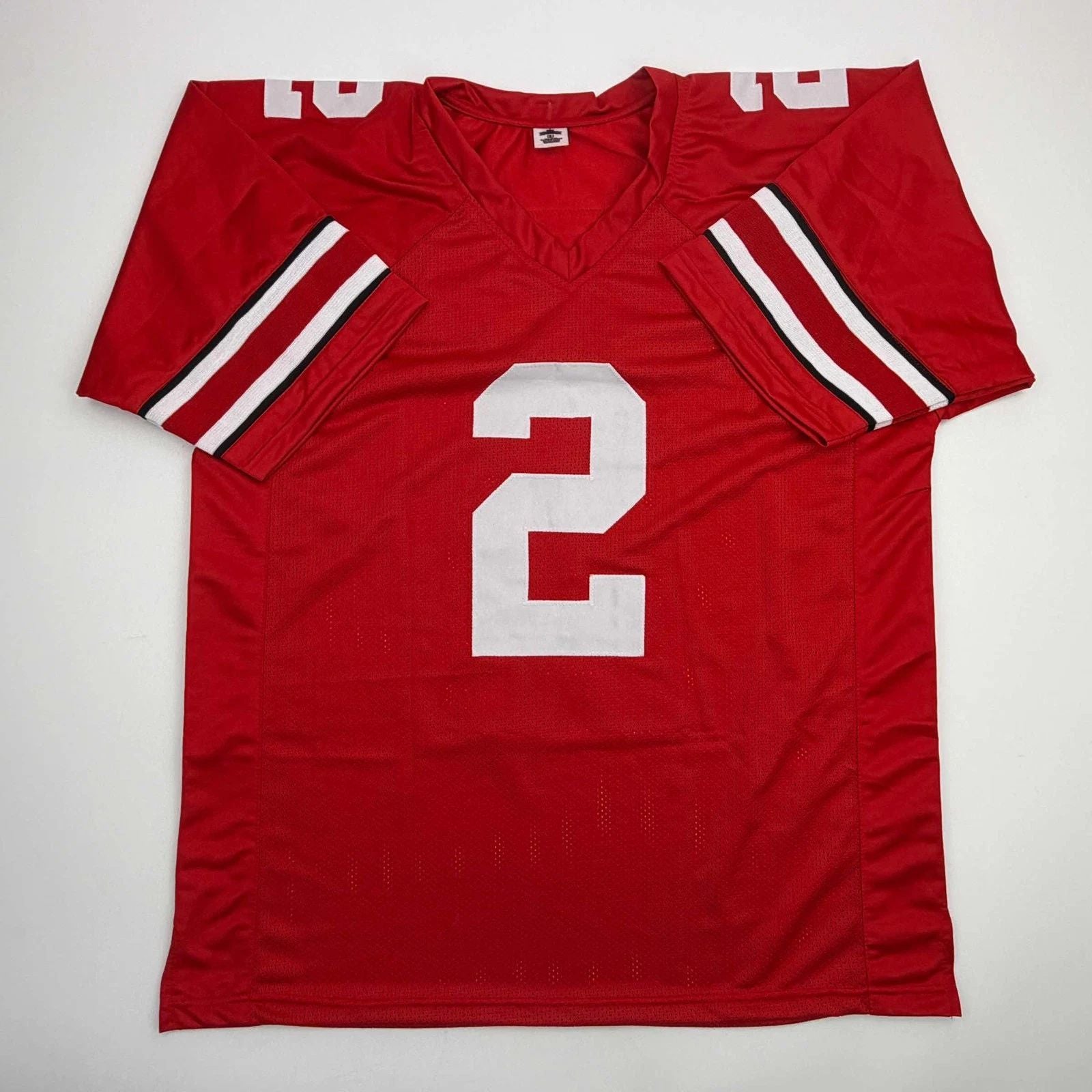 Caleb Downs Ohio State Red Reprint Jersey