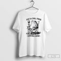 Classic Just A Chill Frog Sipping Wine T Shirts